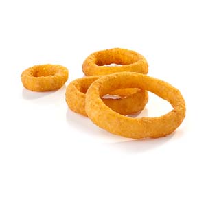 Beer-Flavoured Crispy Tempura Onion Rings 1/2"