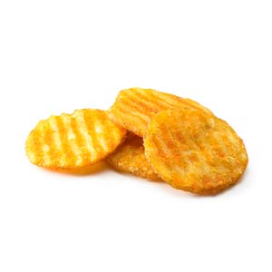 FlavourCrisp Crinkle Medallions, Spicy Chili (1/4" Thick)